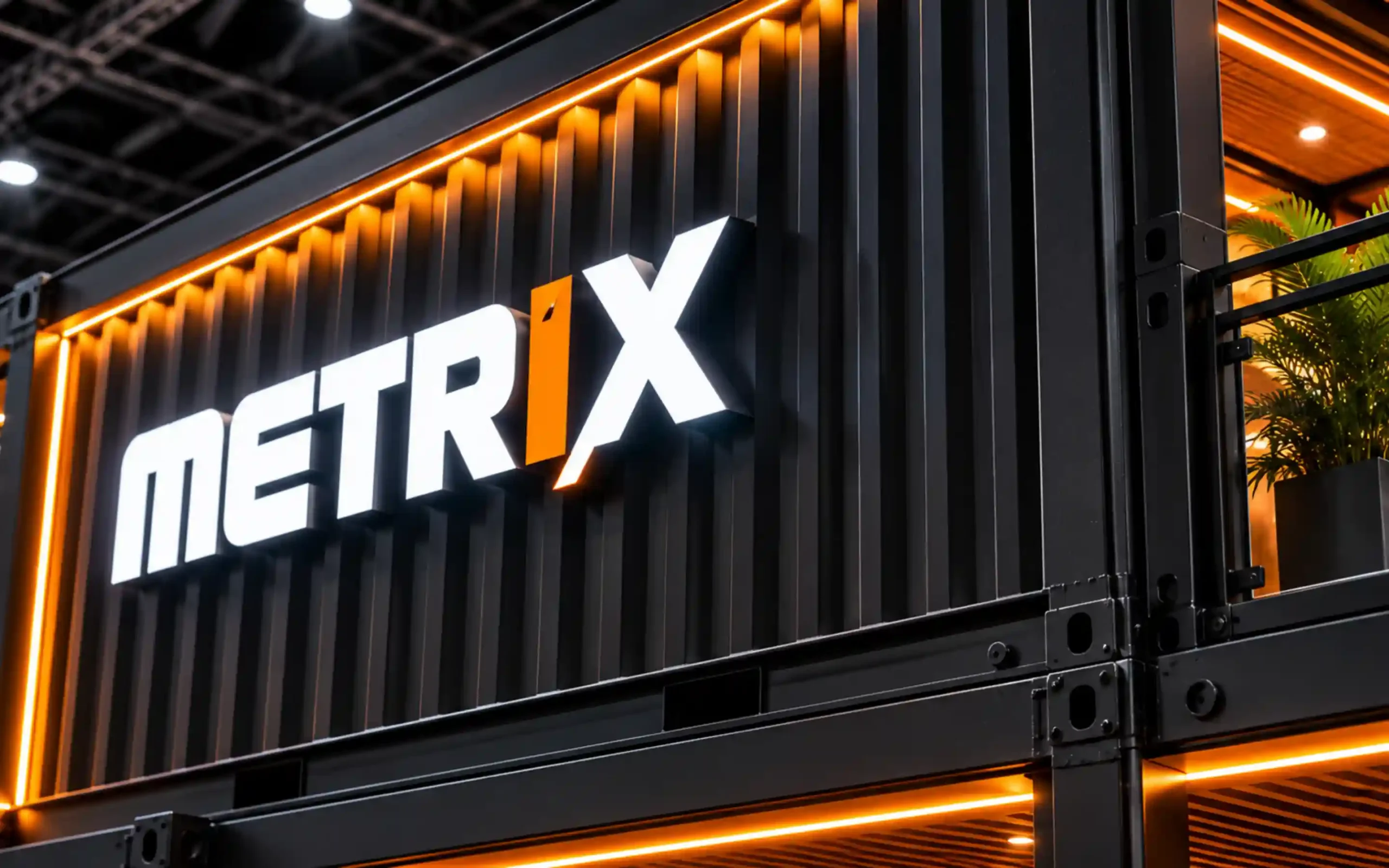 Conceptual exterior container signage and brand graphics detail