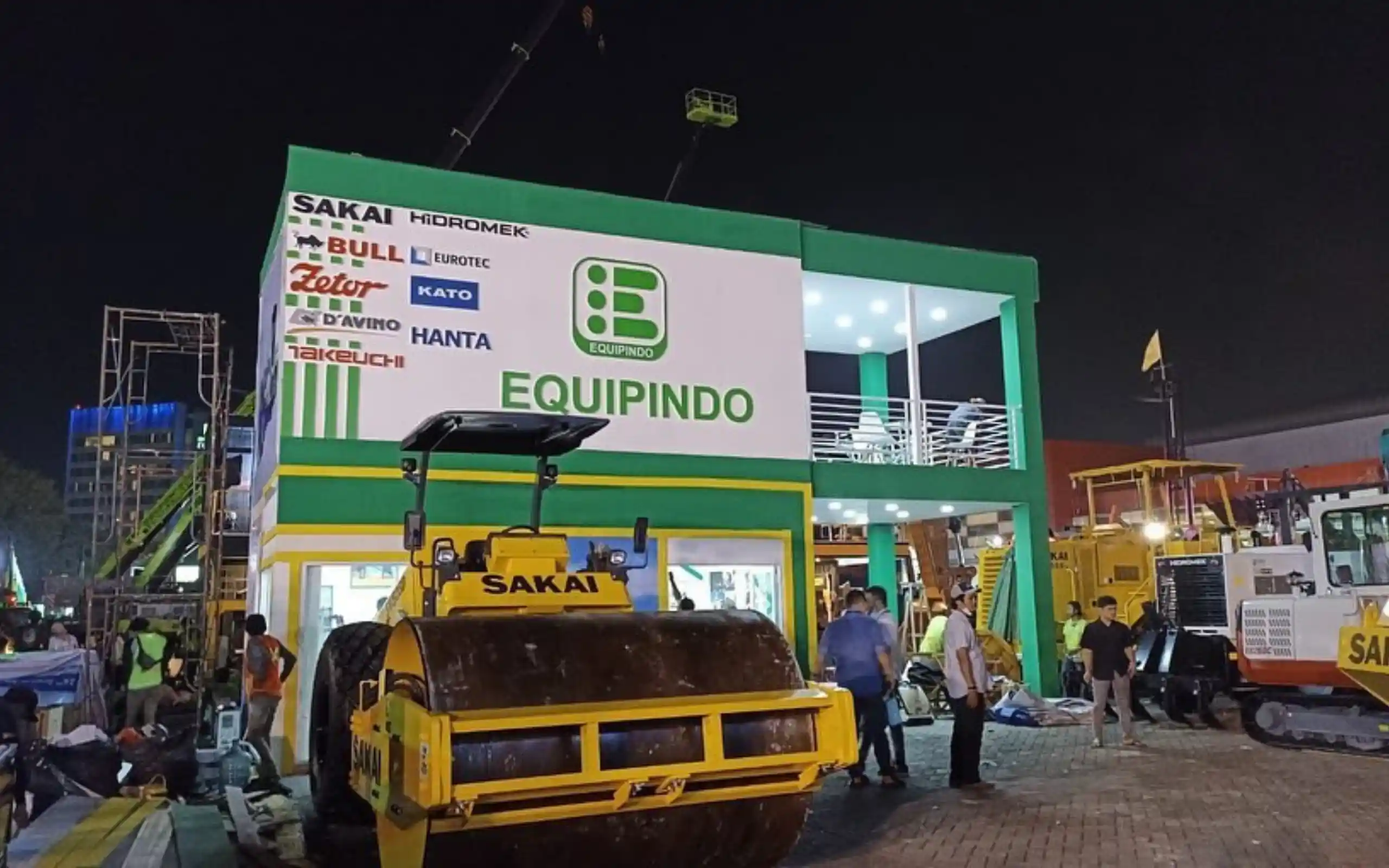 Equipindo two-storey exhibition booth project