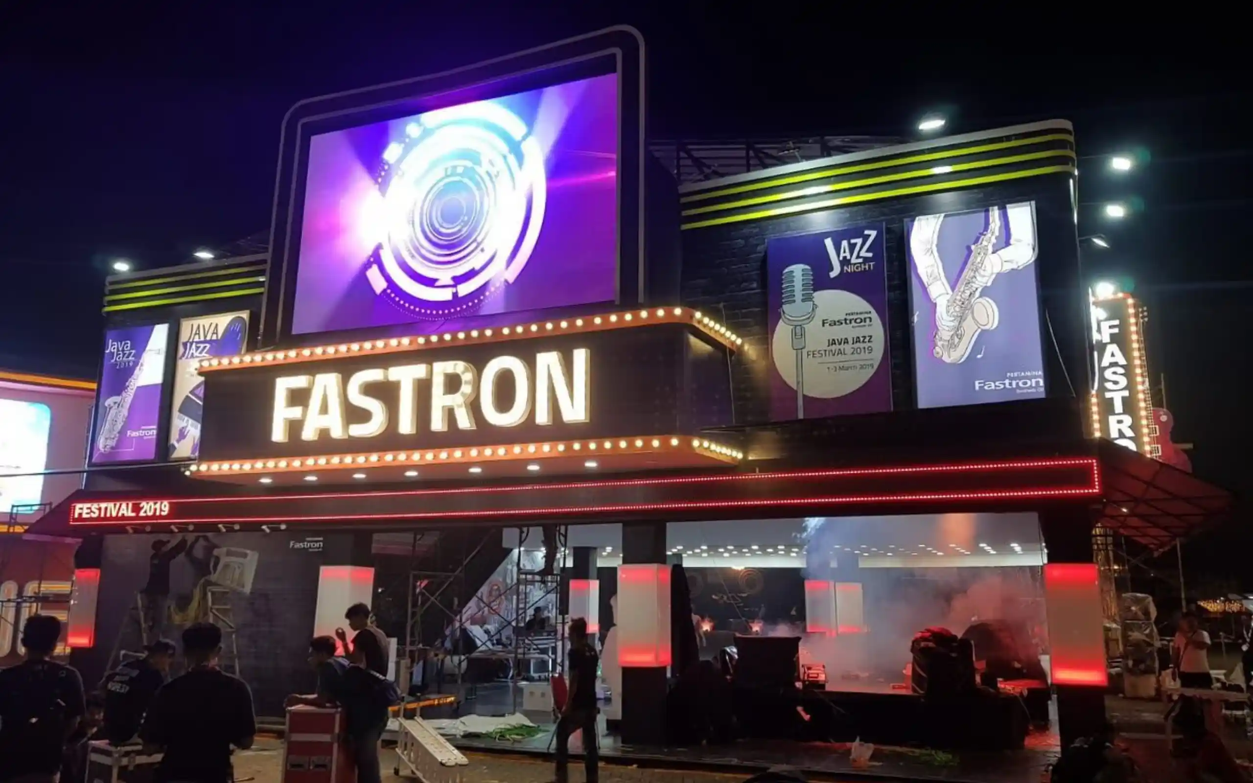 Fastron double deck booth exhibition project