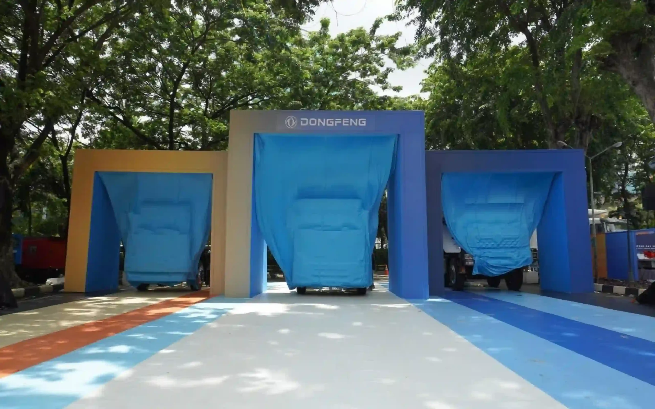Dongfeng product launch event setup