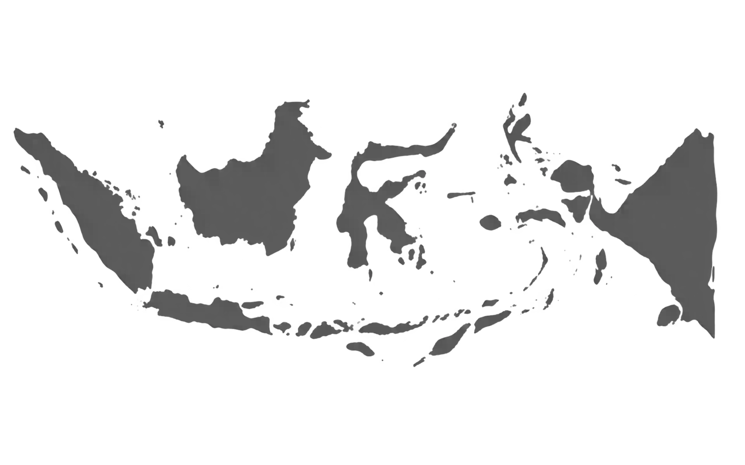 Map of Indonesia representing custom furniture service enquiry coverage